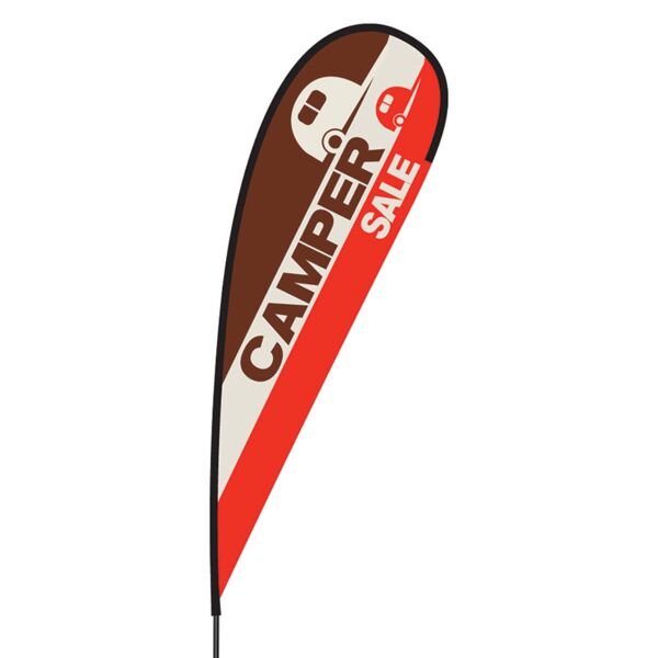 Camper Sale Flex Blade Flag - 15' Thumbnail