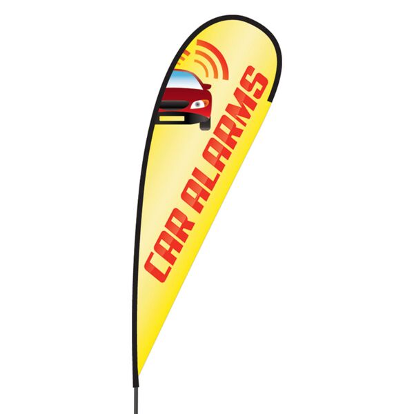 Car Alarms Flex Blade Flag - 15' Thumbnail
