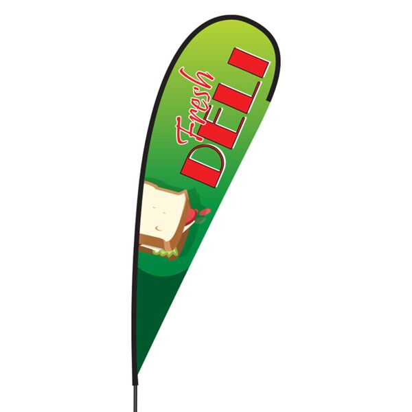 Fresh Deli Flex Blade Flag - 15' Thumbnail