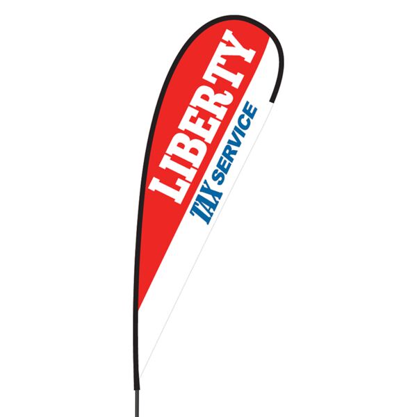 Liberty Tax Service Flex Blade Flag - 15' Thumbnail