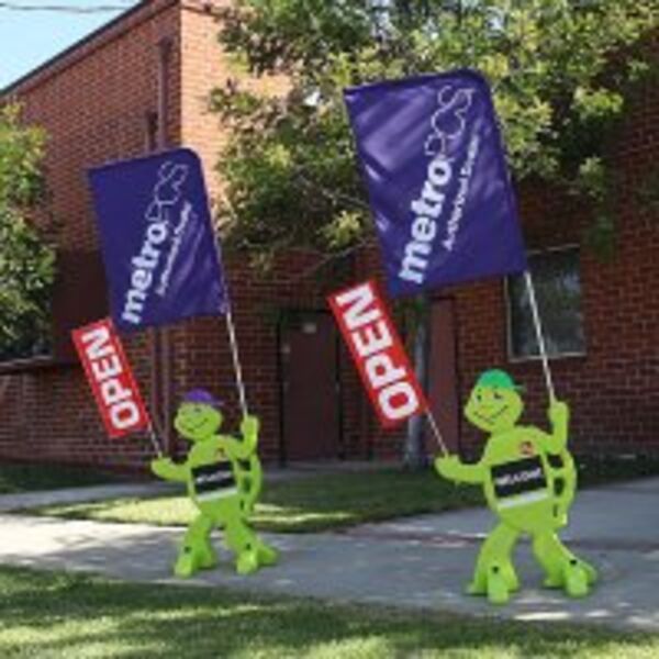 Sign Buddy - 2 x 6 Flag + 8" x 24" Flag Thumbnail