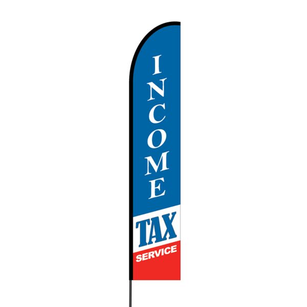 Tax Promo Flex Banner EVO Flag Single Sided Print Thumbnail