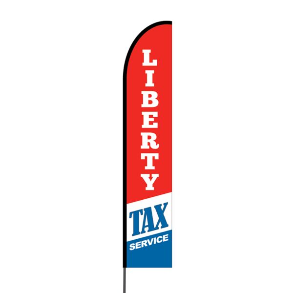Tax Promo Flex Banner EVO Flag Single Sided Print Thumbnail