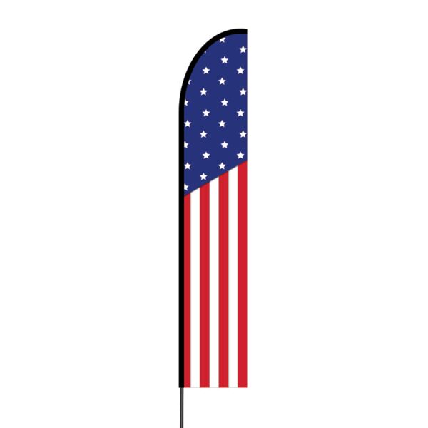 American Flag Print 2 Flex Banner EVO Flag Single Sided Print Thumbnail