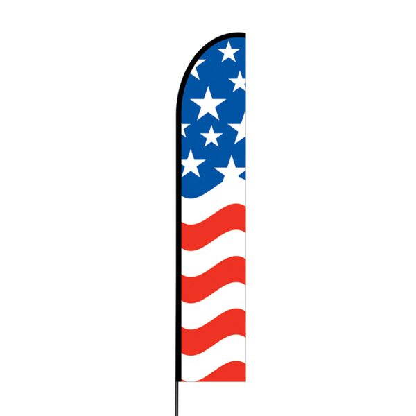 American Flag Print 3 Flex Banner EVO Flag Single Sided Print Thumbnail