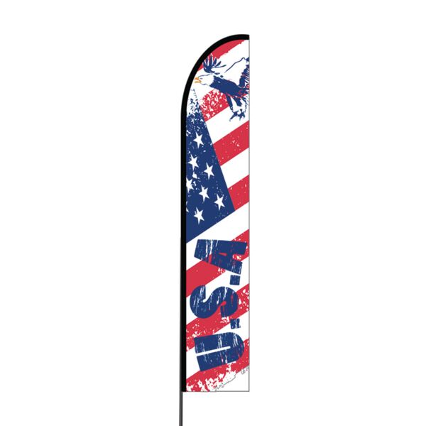 American Flag Print 4 Flex Banner EVO Flag Single Sided Print Thumbnail